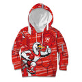 Sydney Swans Kid Hoodie Mascot Cartoon Football Illustration Style