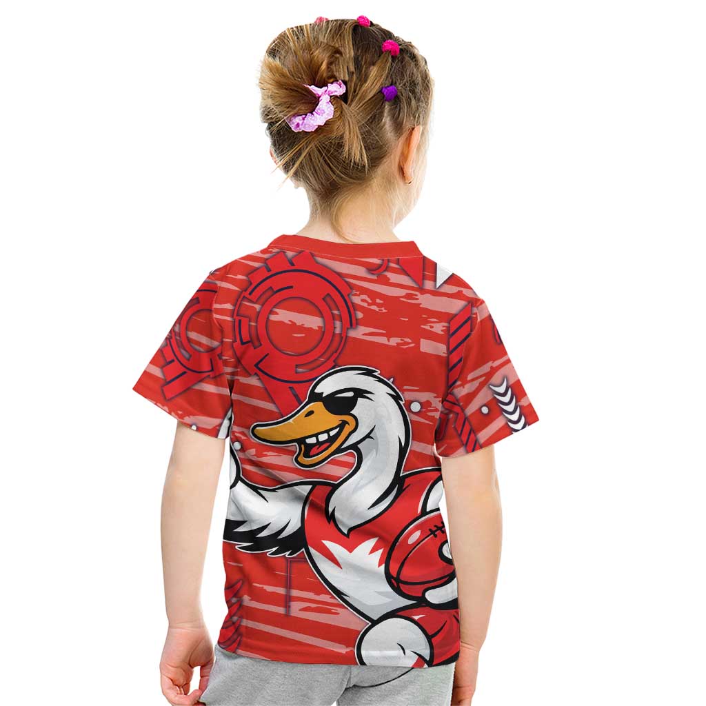 Sydney Swans Kid T Shirt Mascot Cartoon Football Illustration Style