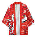 Sydney Swans Kimono Mascot Cartoon Football Illustration Style