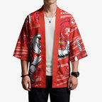 Sydney Swans Kimono Mascot Cartoon Football Illustration Style