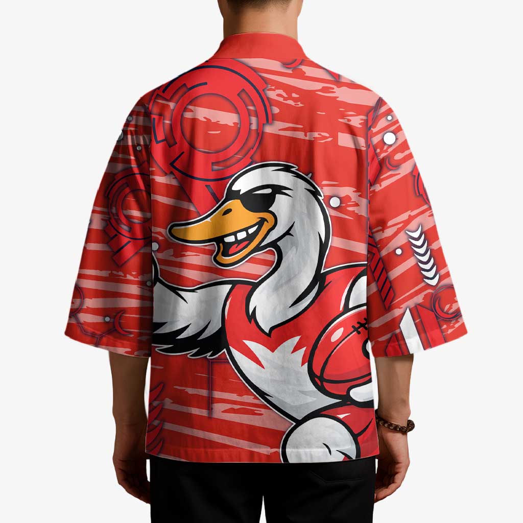 Sydney Swans Kimono Mascot Cartoon Football Illustration Style