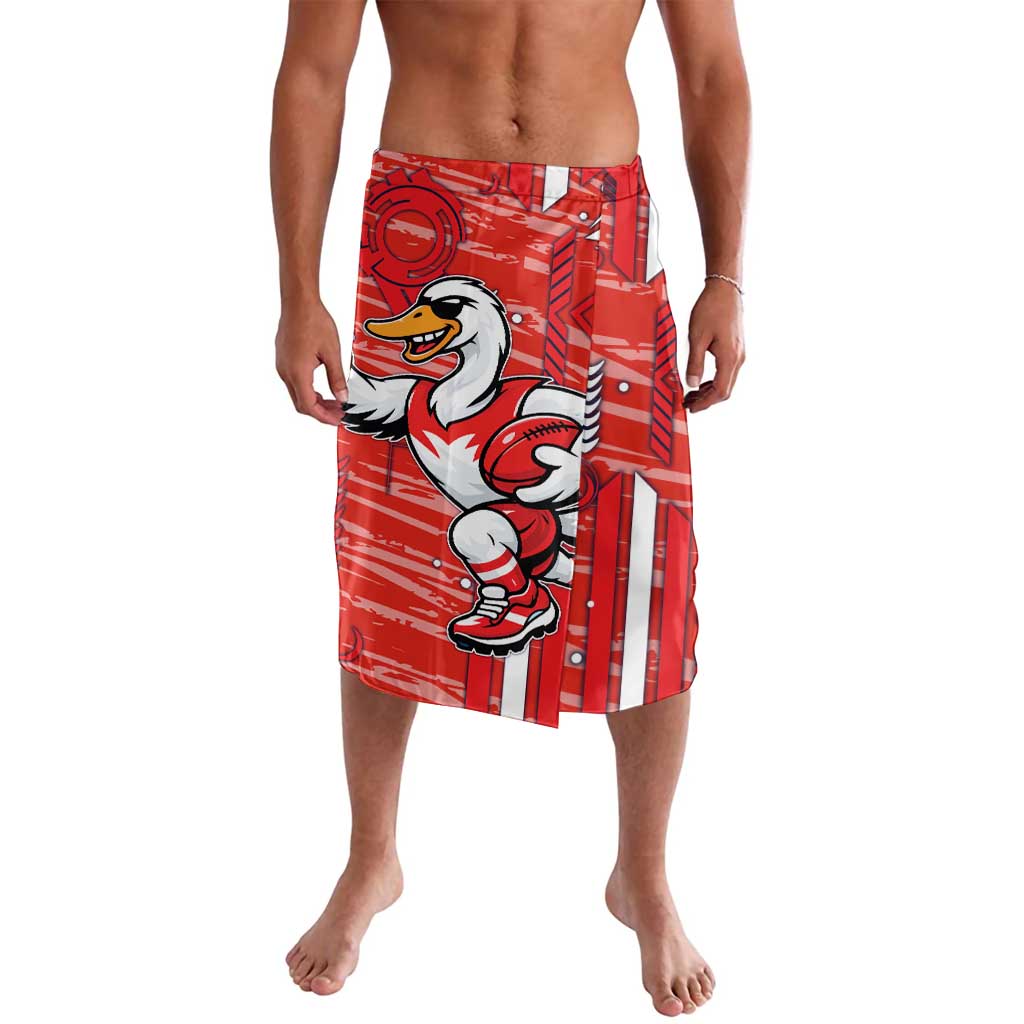 Sydney Swans Lavalava Mascot Cartoon Football Illustration Style