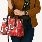 Sydney Swans Leather Bag Mascot Cartoon Football Illustration Style
