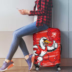 Sydney Swans Luggage Cover Mascot Cartoon Football Illustration Style