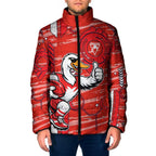 Sydney Swans Padded Jacket Mascot Cartoon Football Illustration Style
