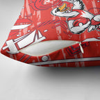 Sydney Swans Pillow Cover Mascot Cartoon Football Illustration Style
