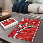 Sydney Swans Puzzle Mascot Cartoon Football Illustration Style