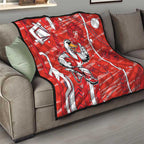 Sydney Swans Quilt Mascot Cartoon Football Illustration Style