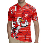 Sydney Swans Rugby Jersey Mascot Cartoon Football Illustration Style