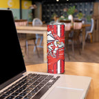 Sydney Swans Skinny Tumbler Mascot Cartoon Football Illustration Style