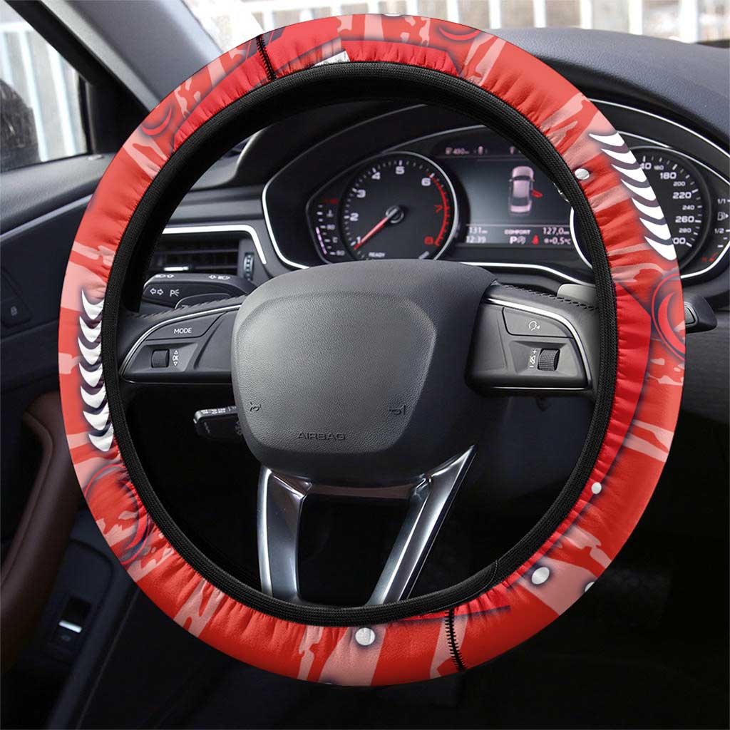 Sydney Swans Steering Wheel Cover Mascot Cartoon Football Illustration Style
