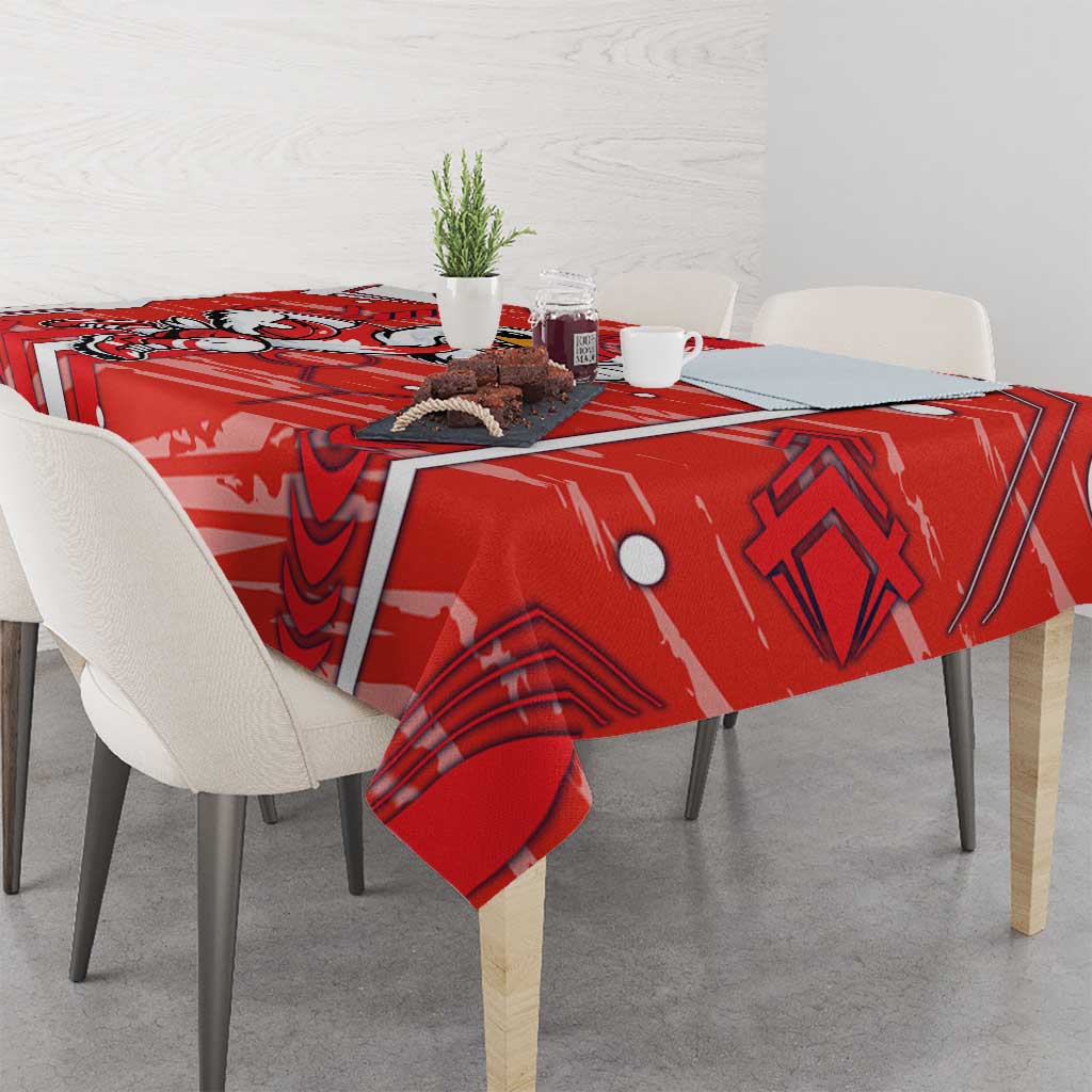 Sydney Swans Tablecloth Mascot Cartoon Football Illustration Style