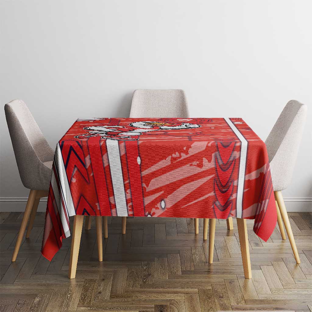 Sydney Swans Tablecloth Mascot Cartoon Football Illustration Style