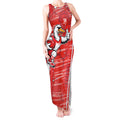 Sydney Swans Tank Maxi Dress Mascot Cartoon Football Illustration Style