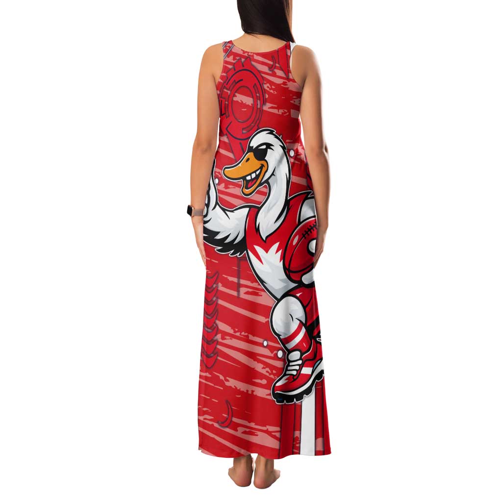 Sydney Swans Tank Maxi Dress Mascot Cartoon Football Illustration Style