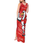 Sydney Swans Tank Maxi Dress Mascot Cartoon Football Illustration Style