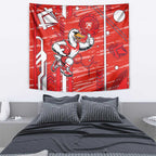 Sydney Swans Tapestry Mascot Cartoon Football Illustration Style
