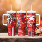 Sydney Swans Tumbler With Handle Mascot Cartoon Football Illustration Style