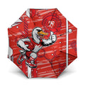 Sydney Swans Umbrella Mascot Cartoon Football Illustration Style