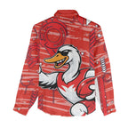 Sydney Swans Women Casual Shirt Mascot Cartoon Football Illustration Style