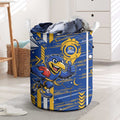 West Coast Eagles Laundry Basket Mascot Cartoon Football Illustration Style
