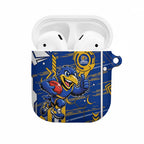 West Coast Eagles AirPods Case Mascot Cartoon Football Illustration Style