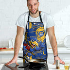 West Coast Eagles Apron Mascot Cartoon Football Illustration Style