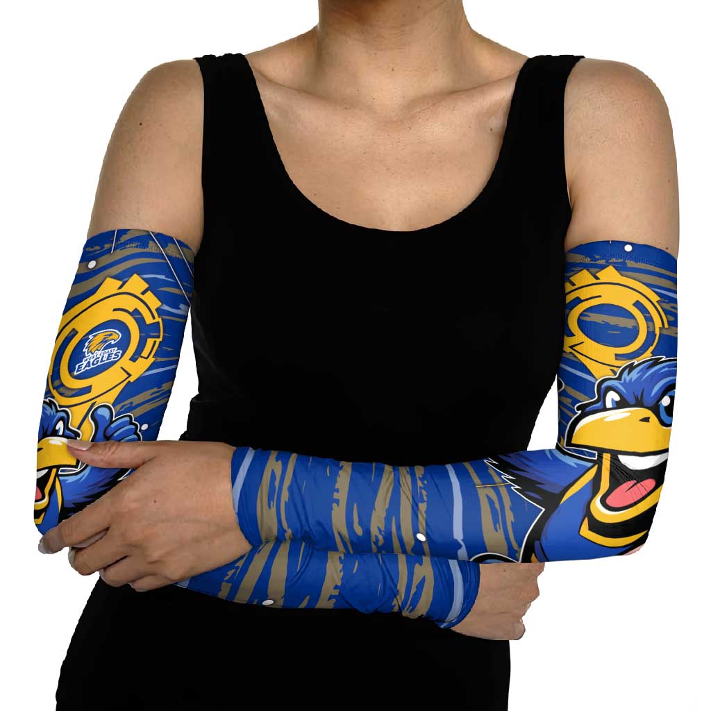 West Coast Eagles Arm Sleeves Mascot Cartoon Football Illustration Style