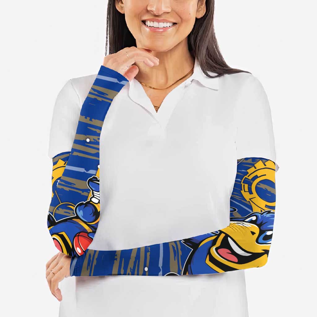West Coast Eagles Arm Sleeves Mascot Cartoon Football Illustration Style