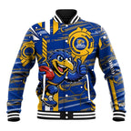 West Coast Eagles Baseball Jacket Mascot Cartoon Football Illustration Style