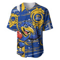 West Coast Eagles Baseball Jersey Mascot Cartoon Football Illustration Style
