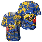 West Coast Eagles Baseball Jersey Mascot Cartoon Football Illustration Style