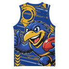 West Coast Eagles Basketball Jersey Mascot Cartoon Football Illustration Style