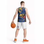 West Coast Eagles Basketball Jersey Mascot Cartoon Football Illustration Style
