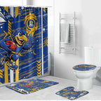 West Coast Eagles Bathroom Set Mascot Cartoon Football Illustration Style