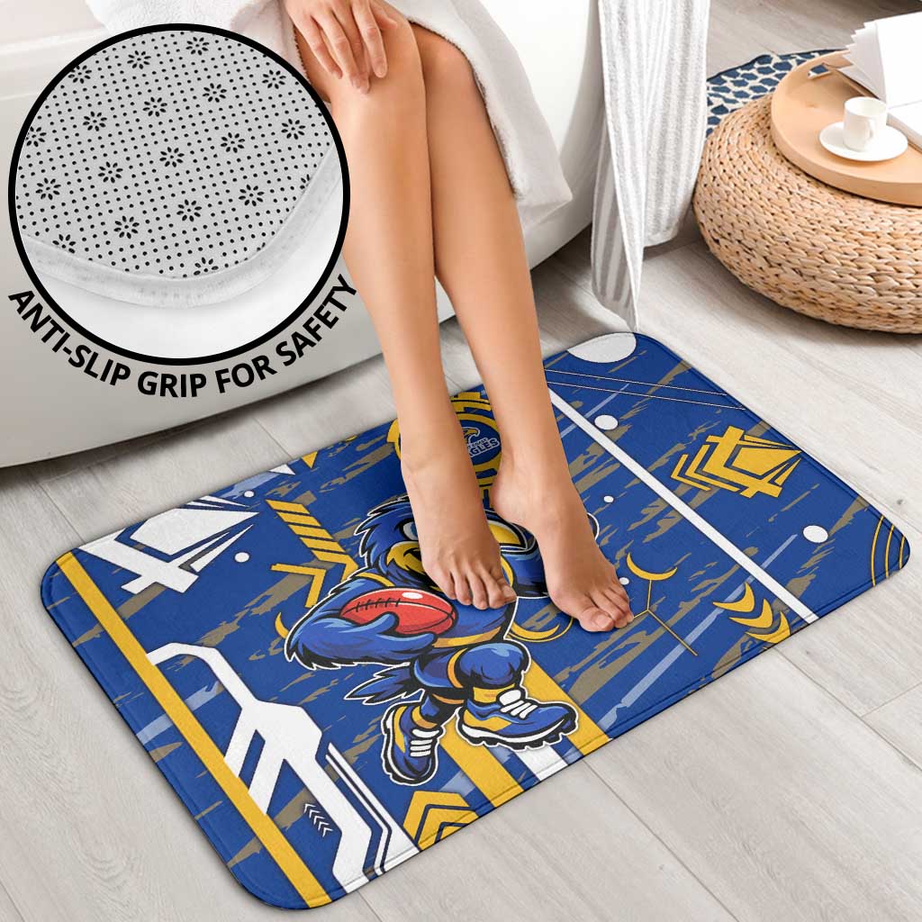 West Coast Eagles Bathroom Set Mascot Cartoon Football Illustration Style