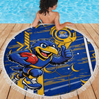 West Coast Eagles Beach Blanket Mascot Cartoon Football Illustration Style