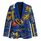 West Coast Eagles Blazer Mascot Cartoon Football Illustration Style