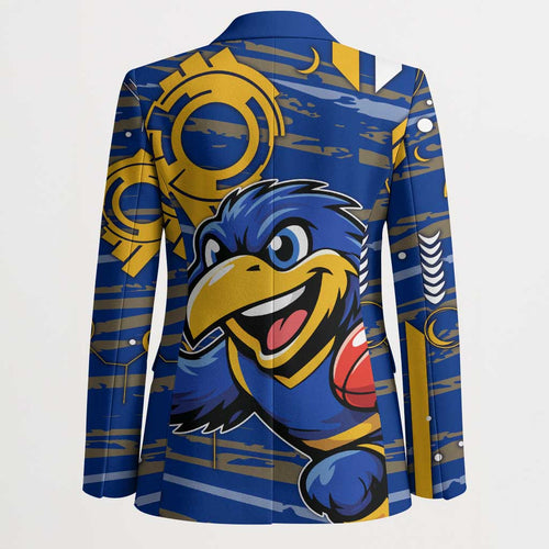 West Coast Eagles Blazer Mascot Cartoon Football Illustration Style