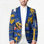 West Coast Eagles Blazer Mascot Cartoon Football Illustration Style