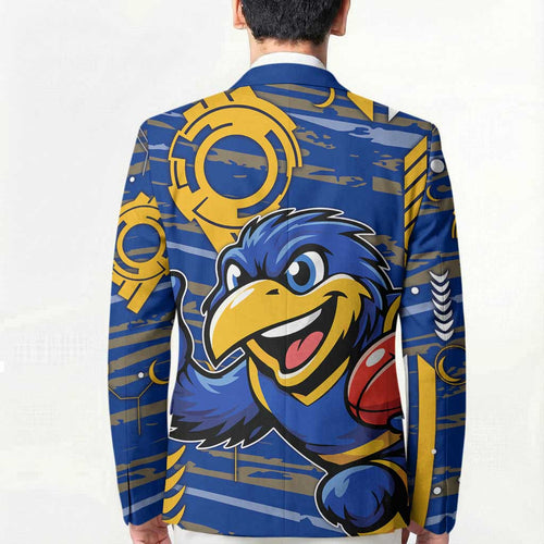 West Coast Eagles Blazer Mascot Cartoon Football Illustration Style