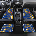 West Coast Eagles Car Mats Mascot Cartoon Football Illustration Style
