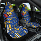West Coast Eagles Car Seat Cover Mascot Cartoon Football Illustration Style