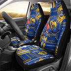 West Coast Eagles Car Seat Cover Mascot Cartoon Football Illustration Style