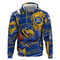 West Coast Eagles Hoodie Mascot Cartoon Football Illustration Style
