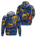 West Coast Eagles Hoodie Mascot Cartoon Football Illustration Style