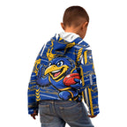 West Coast Eagles Kid Hoodie Mascot Cartoon Football Illustration Style