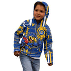 West Coast Eagles Kid Hoodie Mascot Cartoon Football Illustration Style