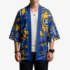 West Coast Eagles Kimono Mascot Cartoon Football Illustration Style