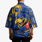 West Coast Eagles Kimono Mascot Cartoon Football Illustration Style